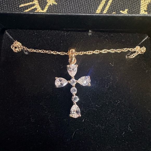 14 KT. Gold Cross Necklace